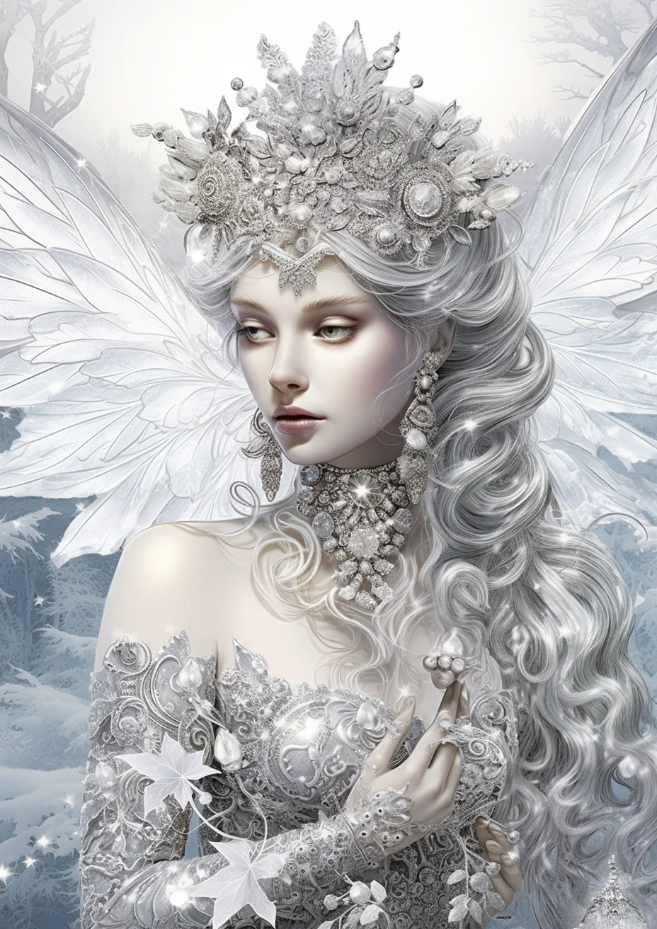 White Fairy Diamond Art Kit