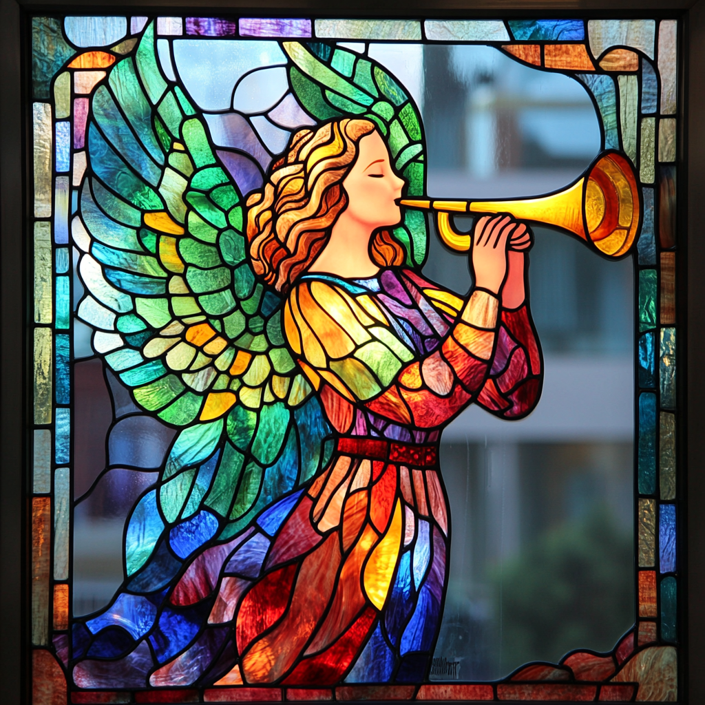 Abstract Angel and Horn Diamond Art Kit