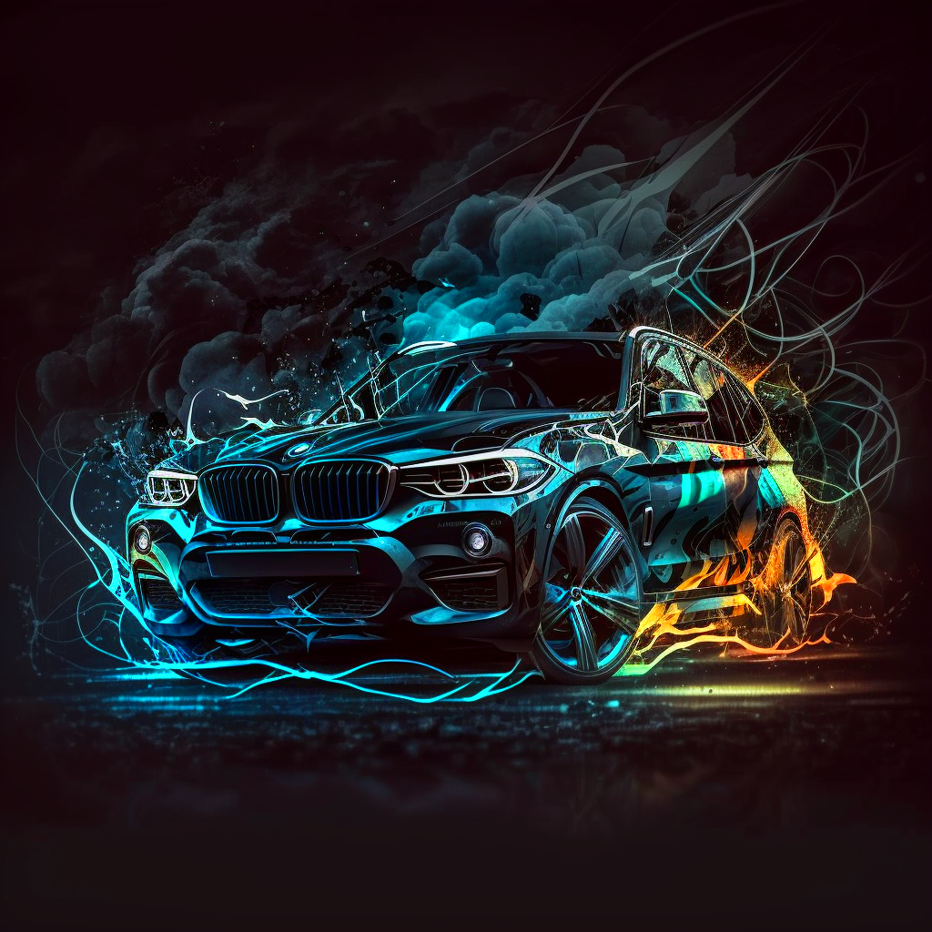 Abstract BMW Diamond Art Kit