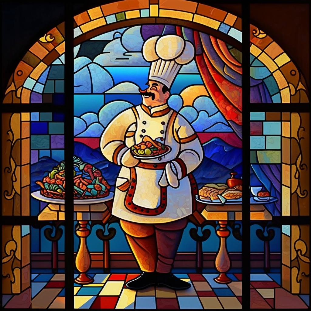 Abstract Chef Diamond Art Kit