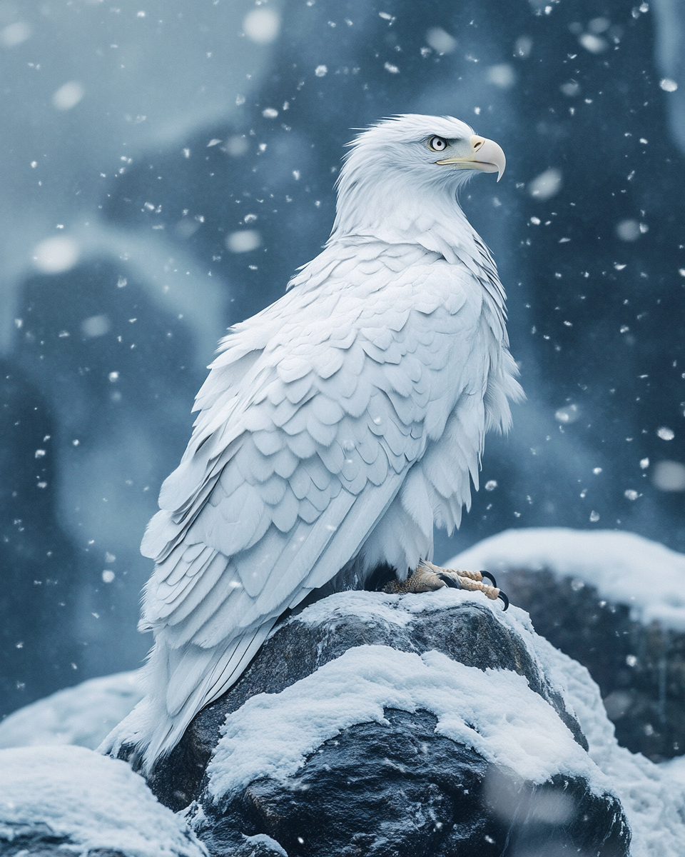 Albino Eagle Diamond Art Kit
