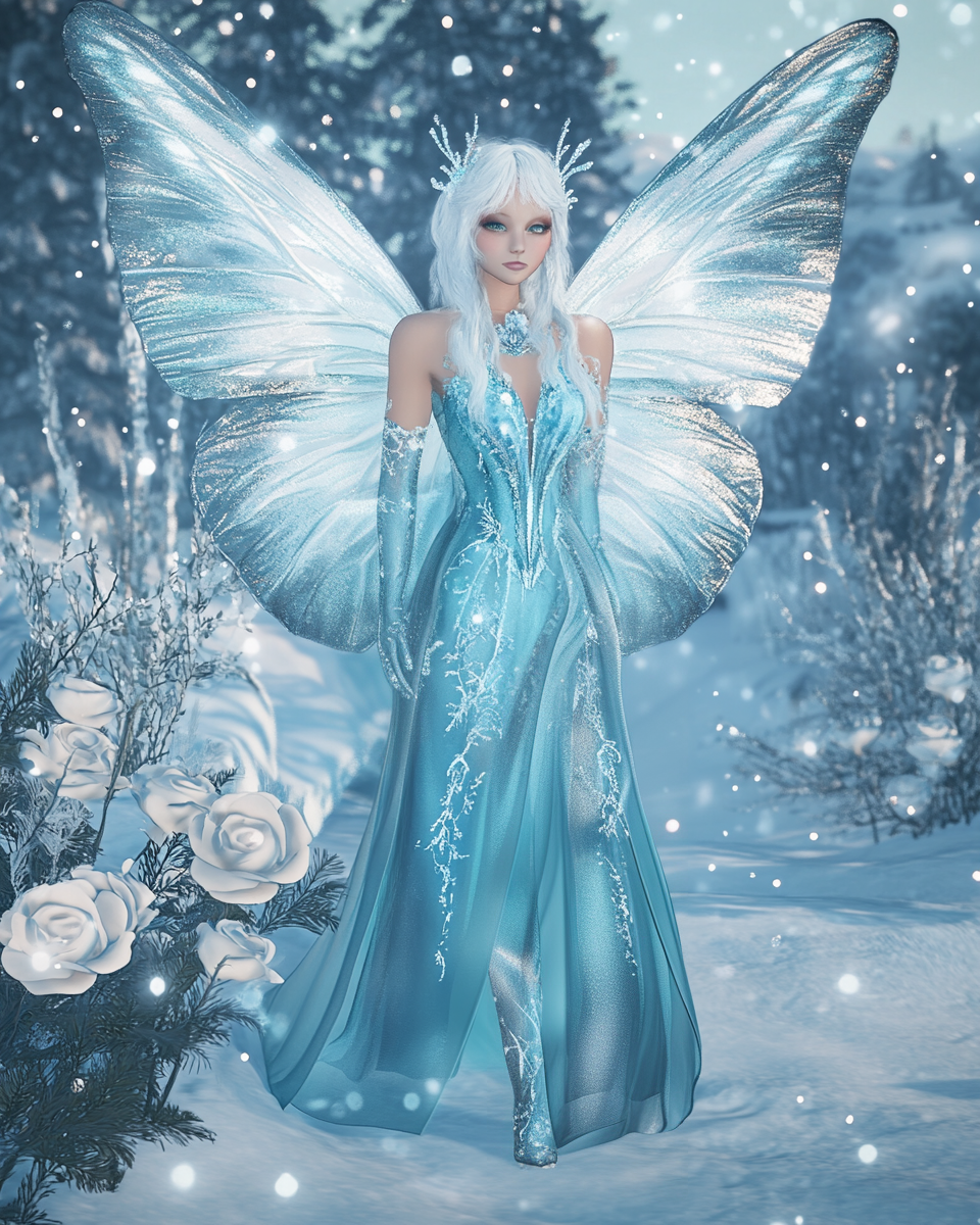 Blue Ice Fairy Diamond Art Kit