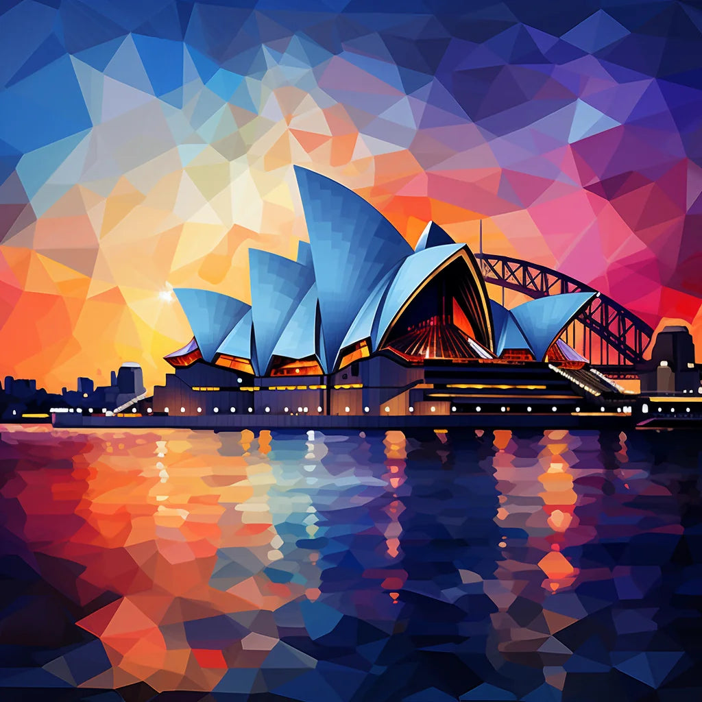 Abstract Sky Sydney Diamond Art Kit
