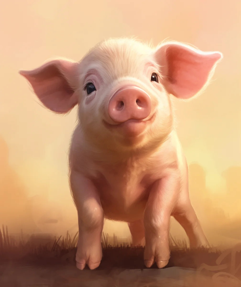 Pink Piglet Diamond Art Kit