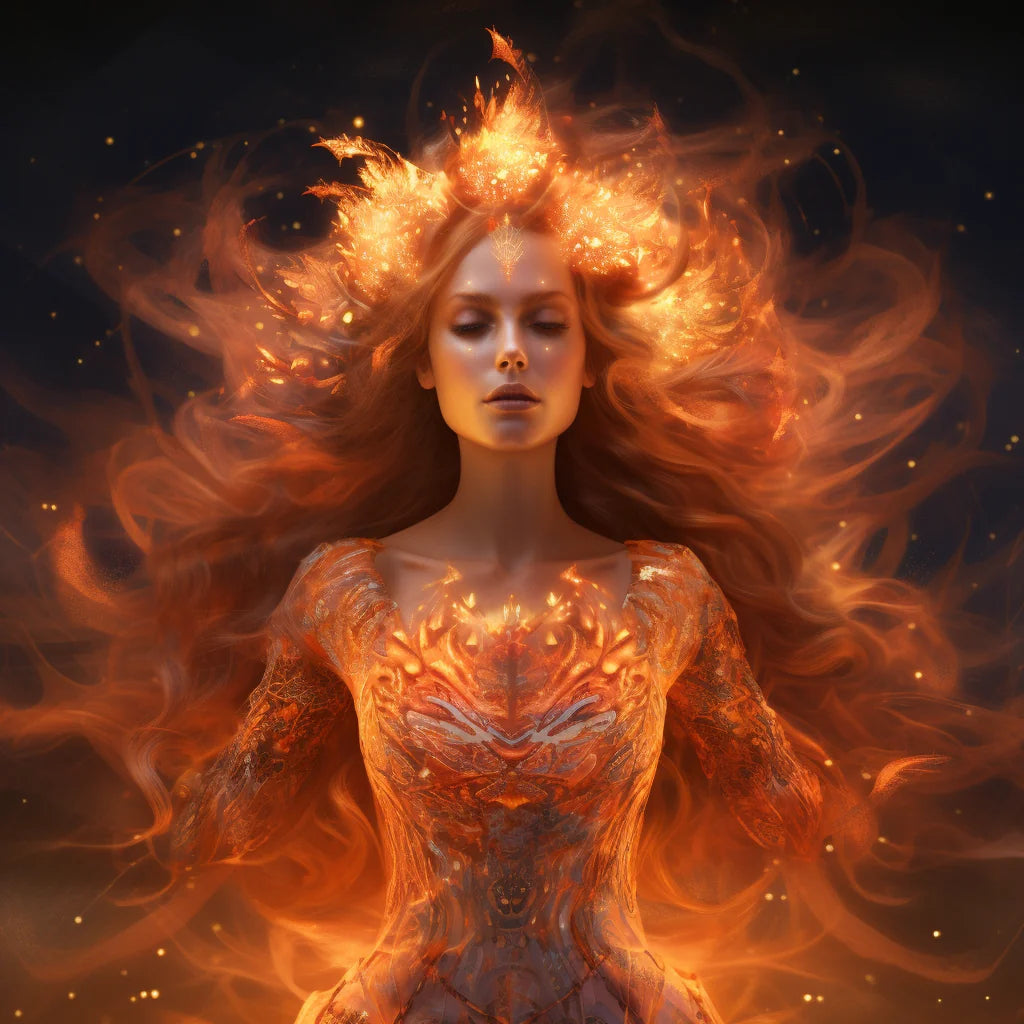 Goddess Of Fire Diamond Art Kit