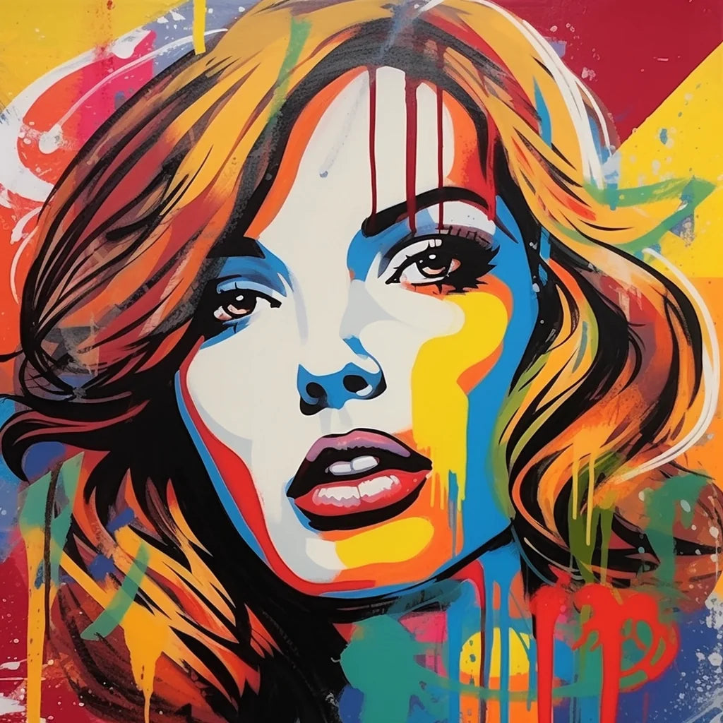 Pop Art Woman Diamond Art Kit