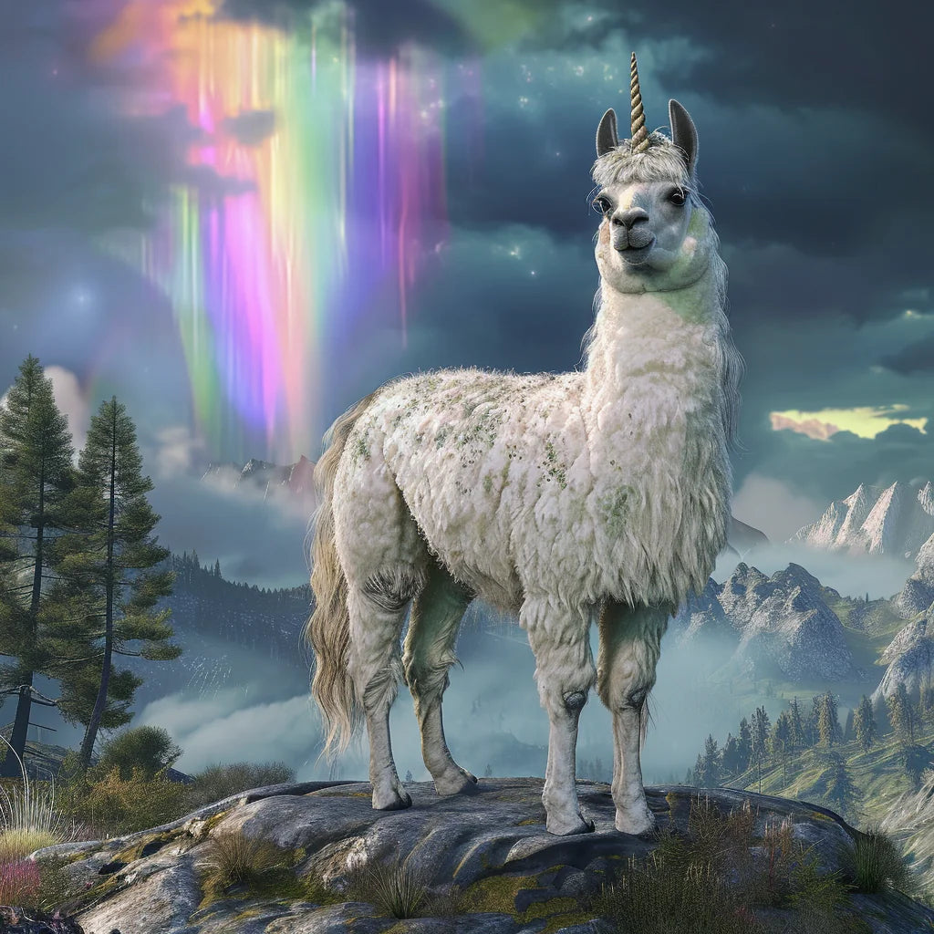 Unicorn Llama Diamond Art Kit