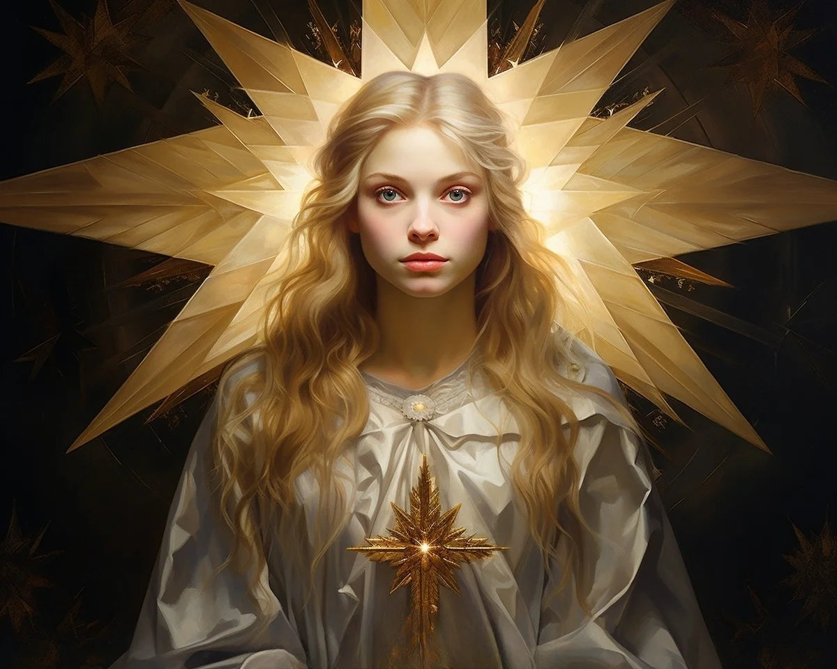 Goldstar Girl Diamond Art Kit