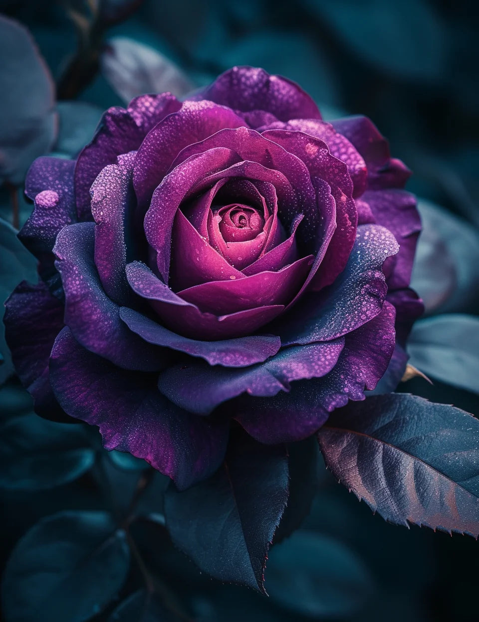 Pink Purple Rose Diamond Art Kit