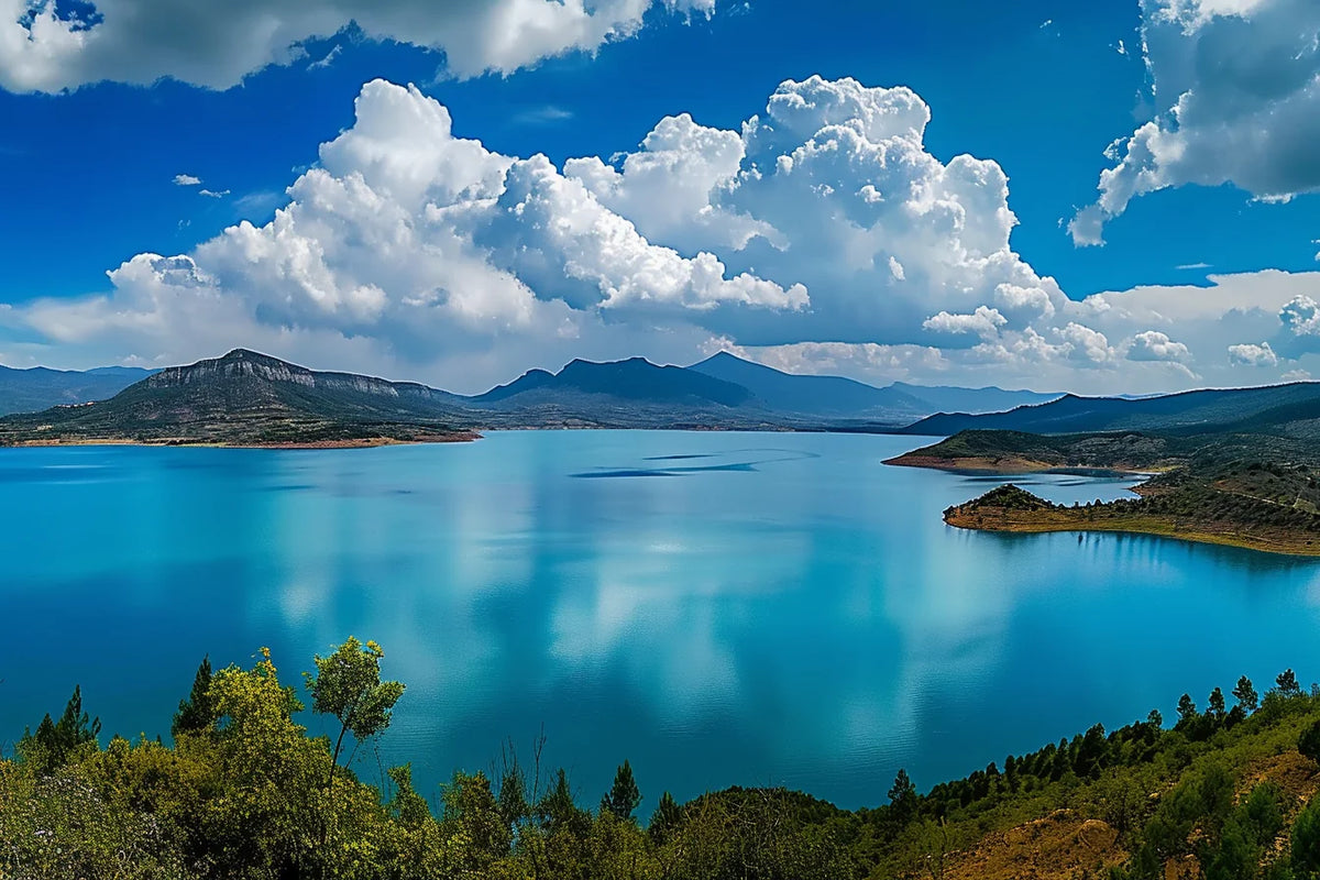 Beautiful Blue Lake Diamond Art Kit