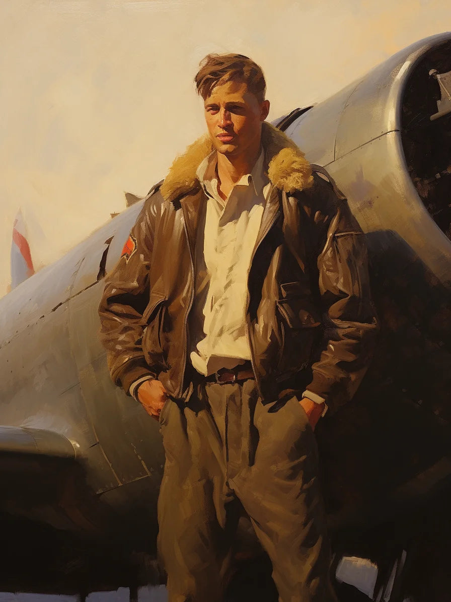 World War Ii Pilot Diamond Art Kit