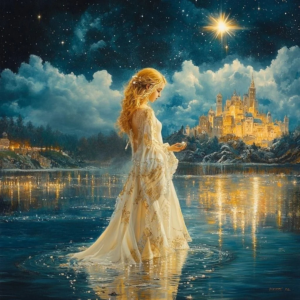 Golden Castle Princess Diamond Art Kit