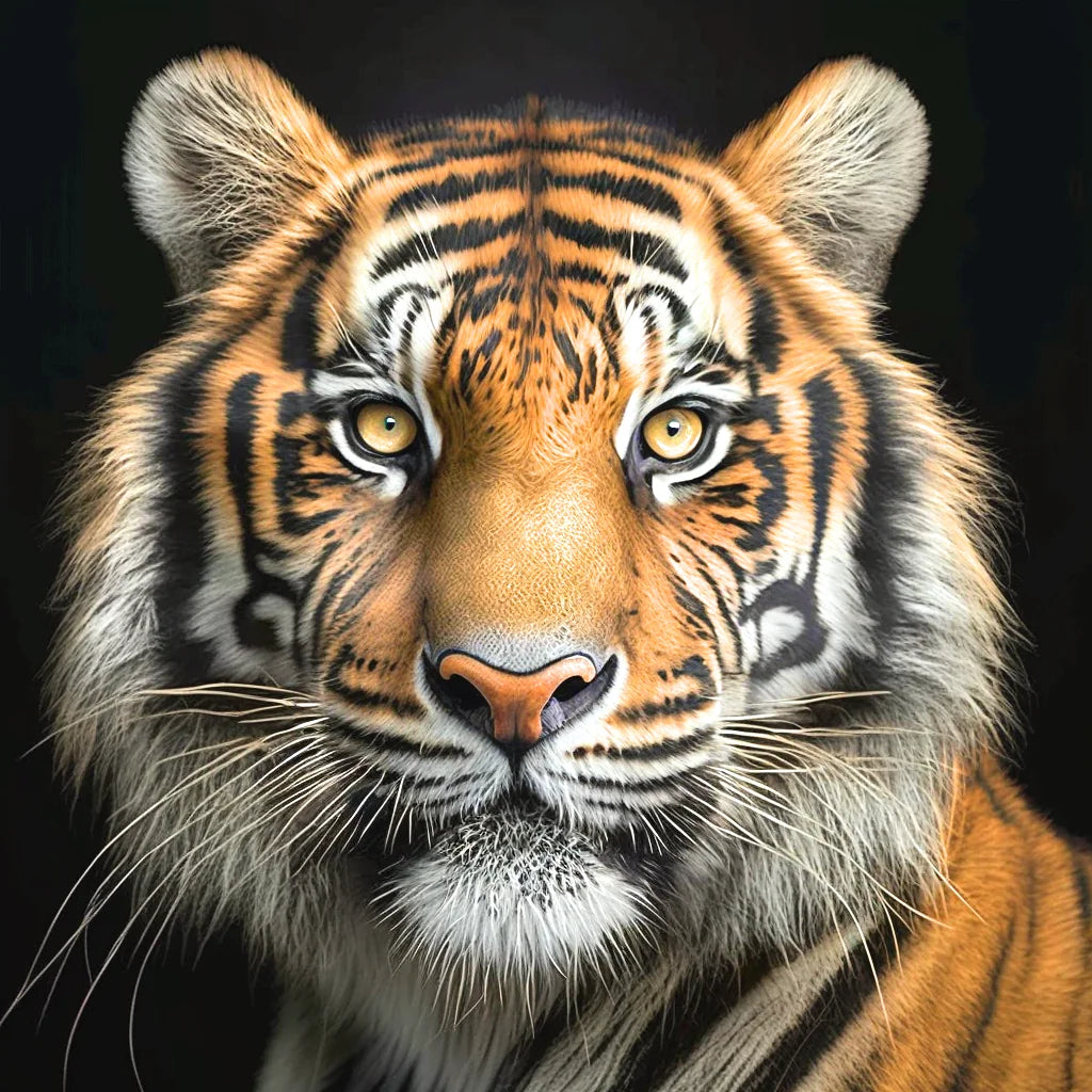 Tiger Stare Diamond Art Kit