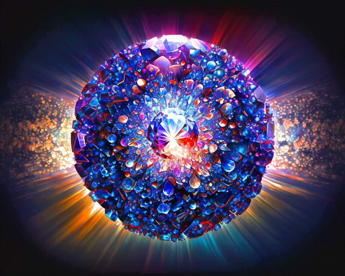 Sapphire Ball Diamond Art Kit