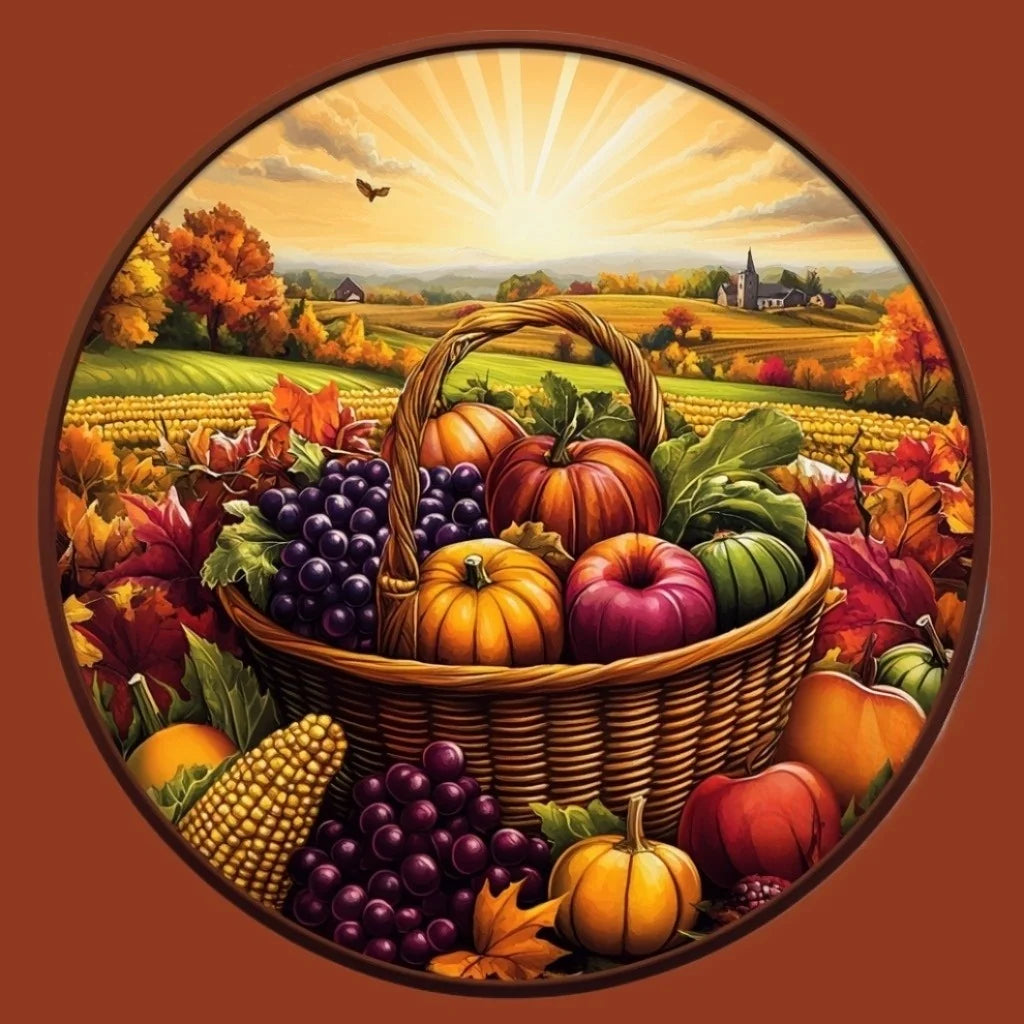 Bountiful Circle Diamond Art Kit