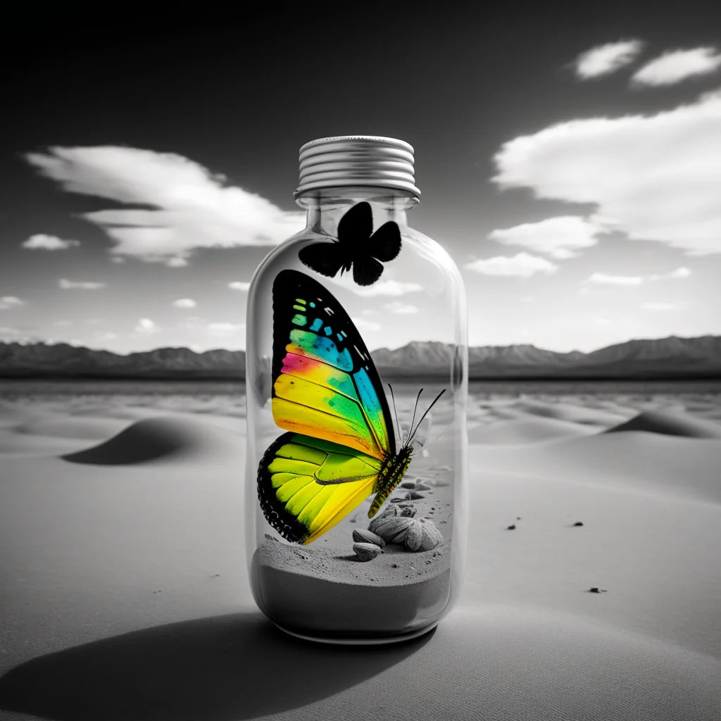 Butterfly In A Bottle Diamond Art Kit
