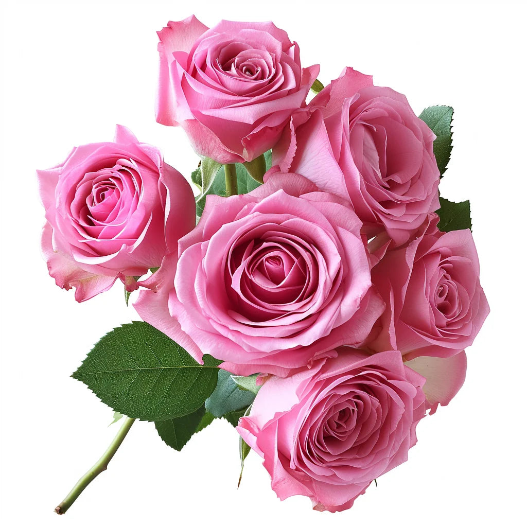 Pink Rose Bouquet Diamond Art Kit