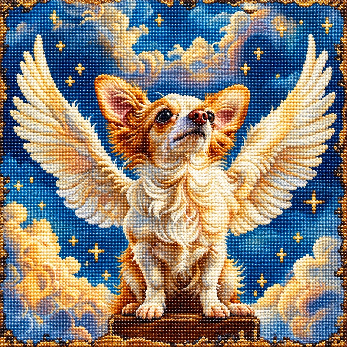 Chihuahua Angel Diamond Art Kit