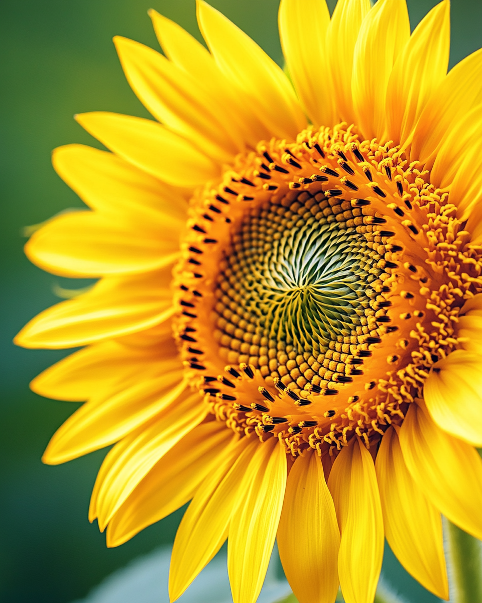Closeup Sunflower Diamond Art Kit