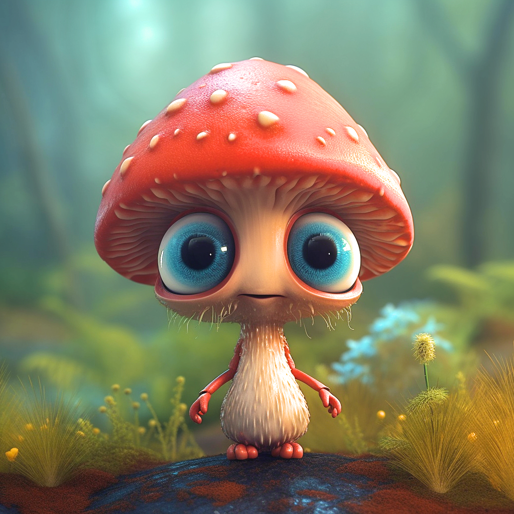 Cute Mushroom Diamond Art Kit