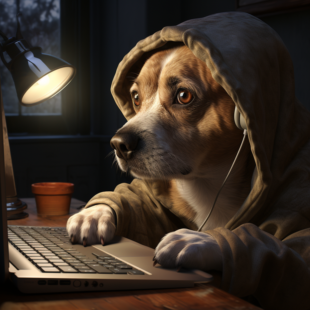 Dog Hacker Diamond Art Kit
