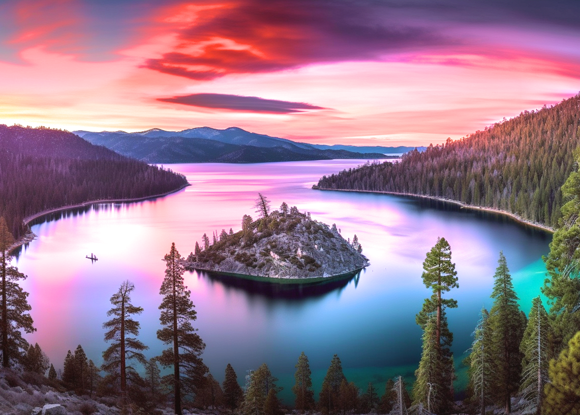 Lake Sunset Diamond Art Kit