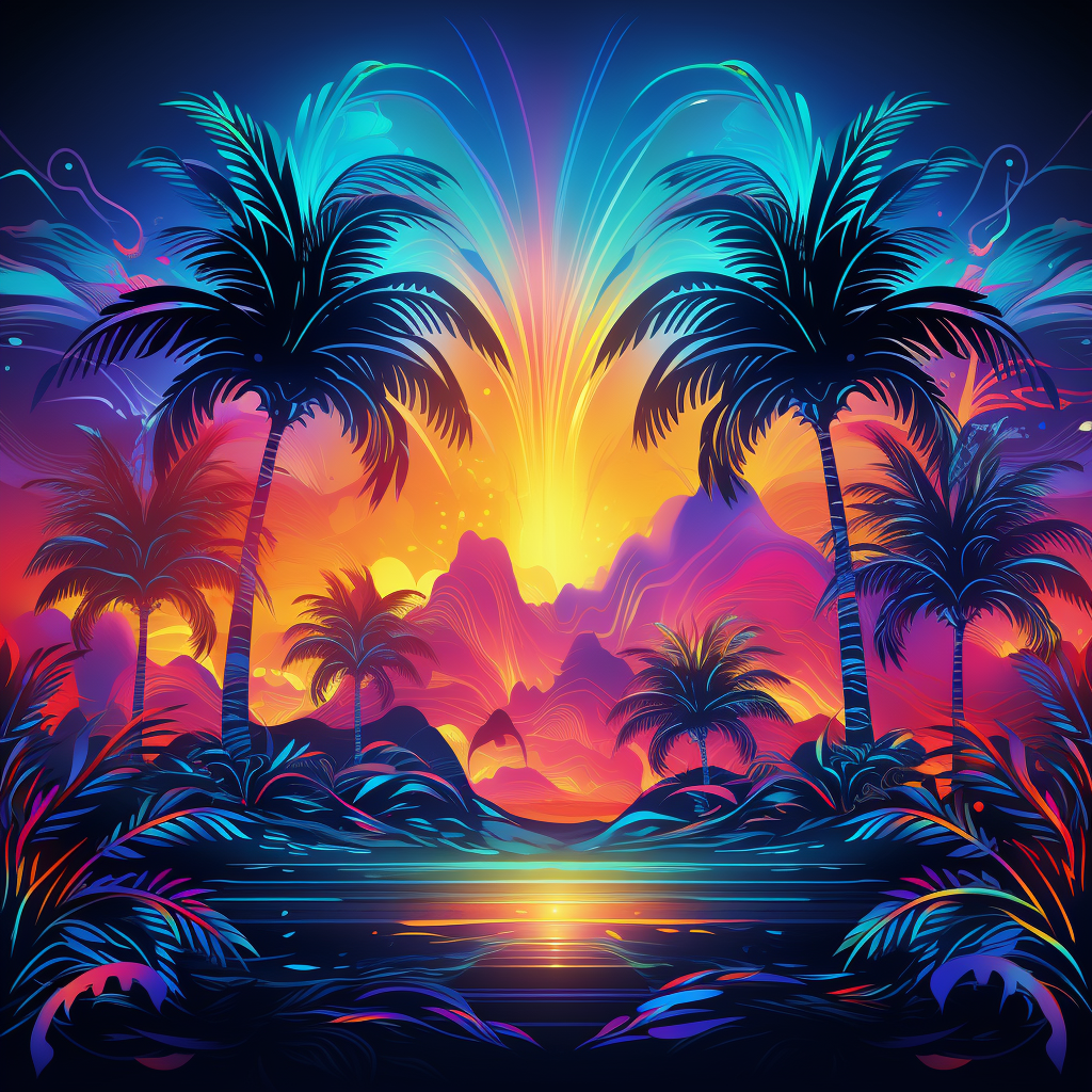 Exploding Mountain Sunset Diamond Art Kit