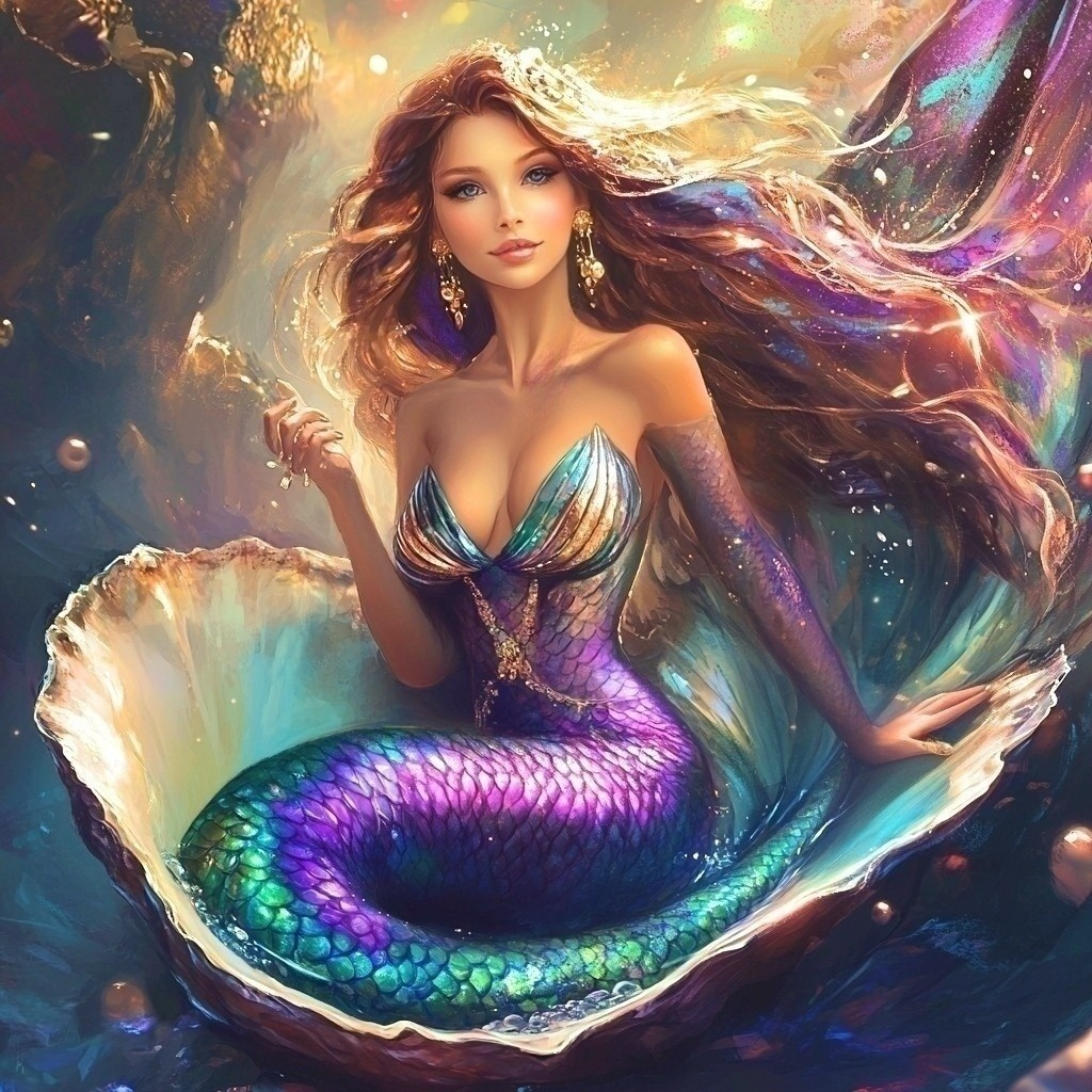 Mermaid Girl Diamond Art Kit