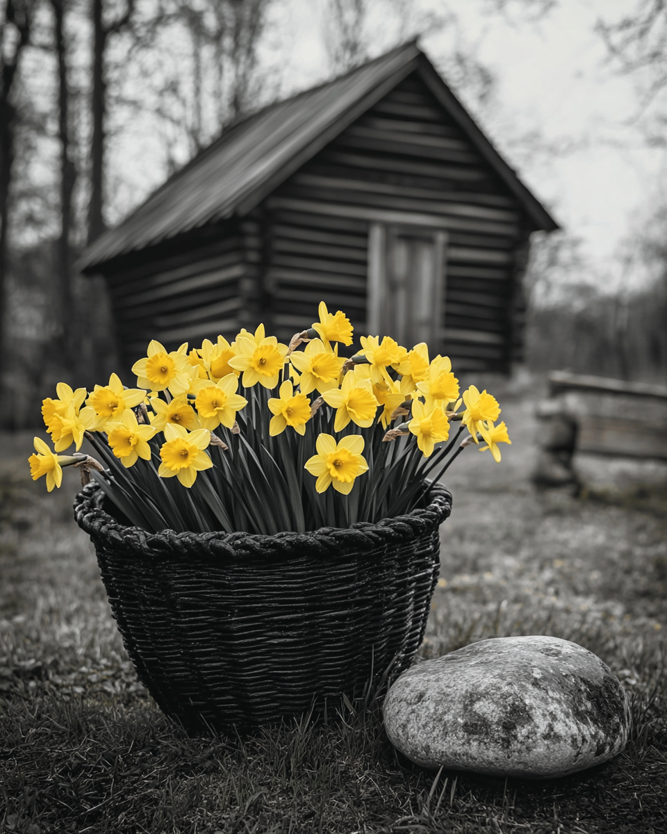 Yellow Daffodils Diamond Art Kit