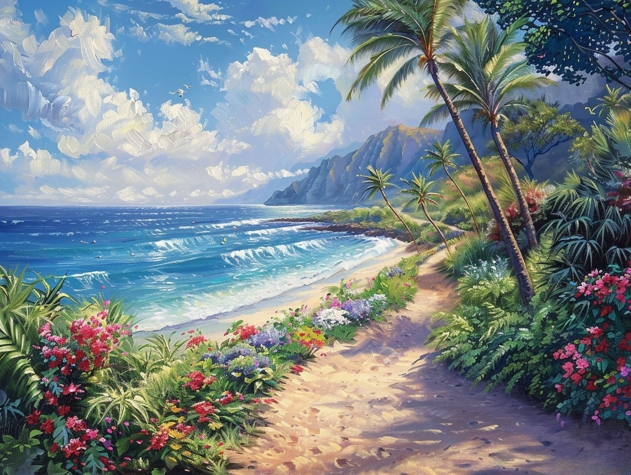 Shoreline Pathway Diamond Art Kit