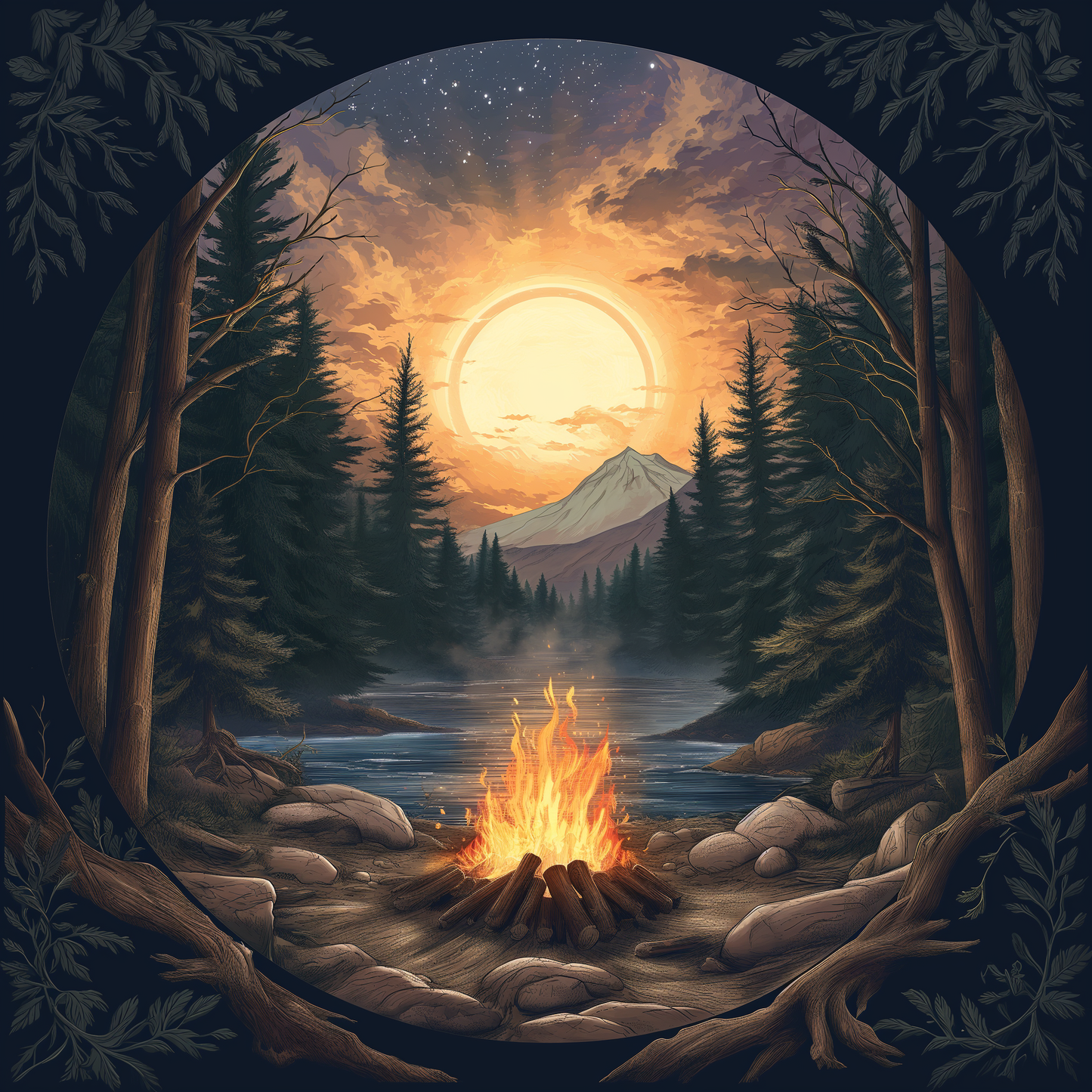 Campfire Circle Diamond Art Kit