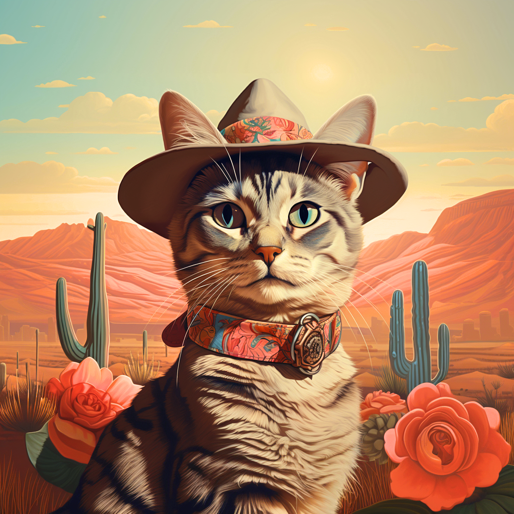 Cowgirl Kitty Diamond Art Kit