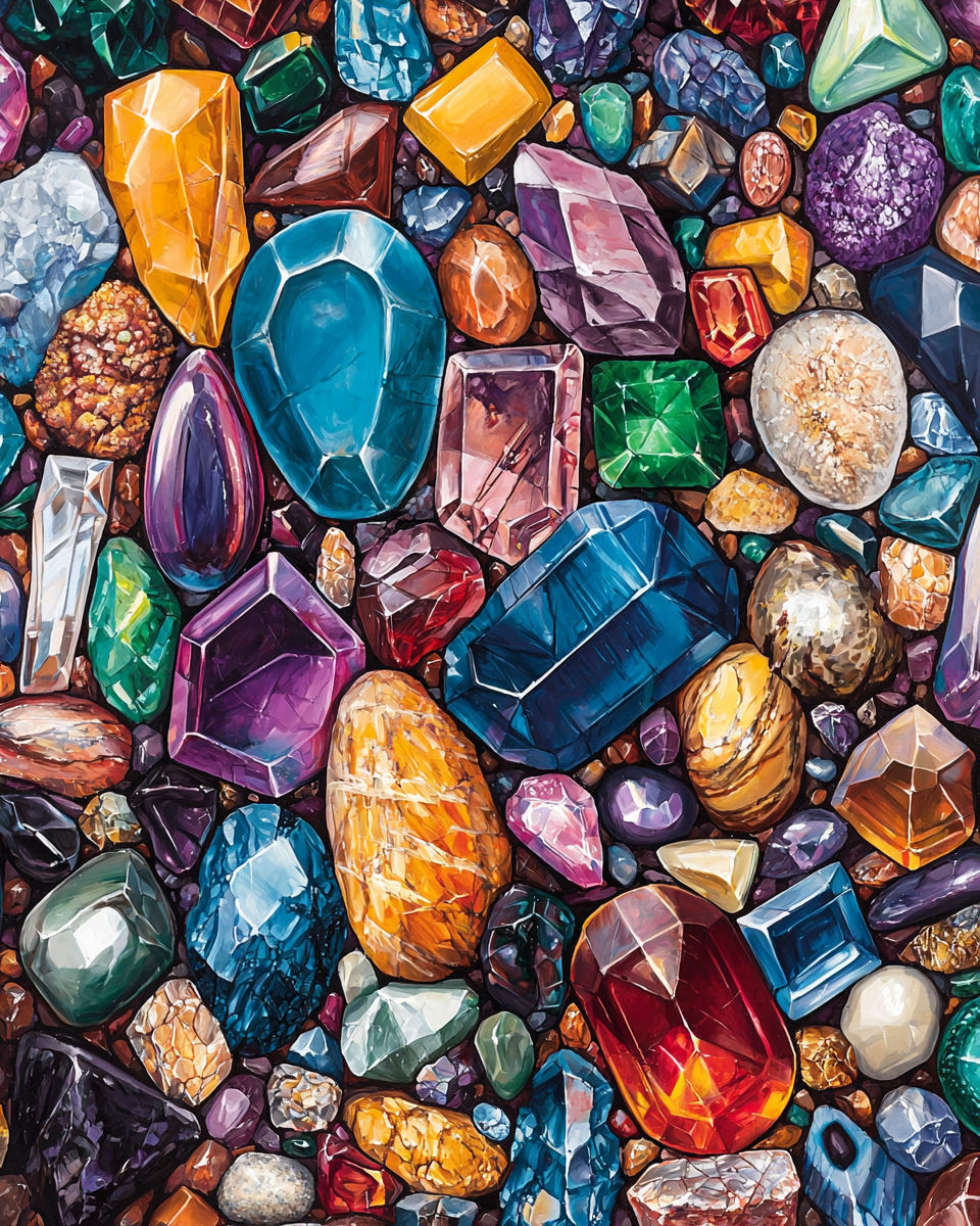 Stones And Gems Diamond Art Kit