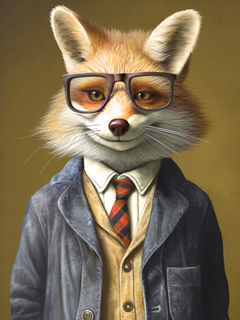 Intelligent Fox Diamond Art Kit