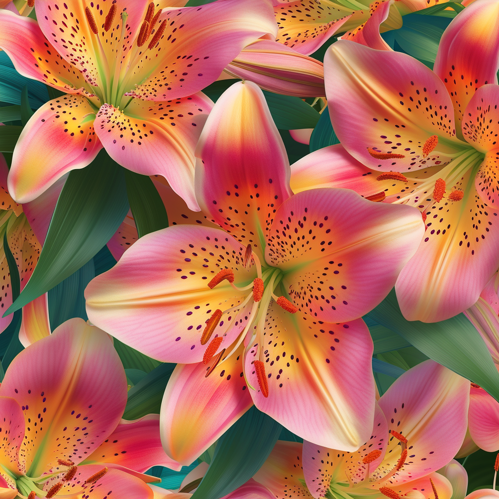 Tiger Lilies Diamond Art Kit