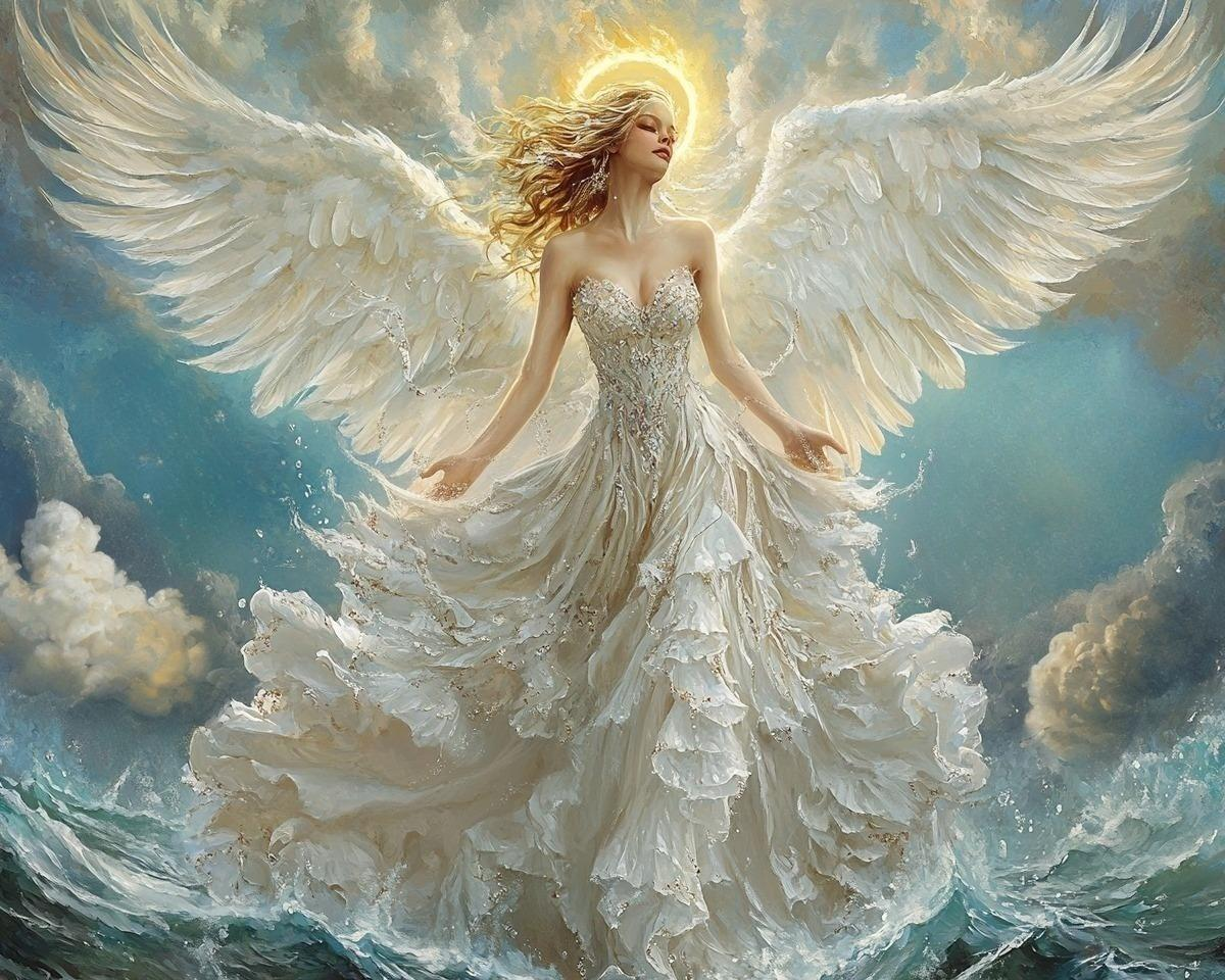 White Angel Diamond Art Kit