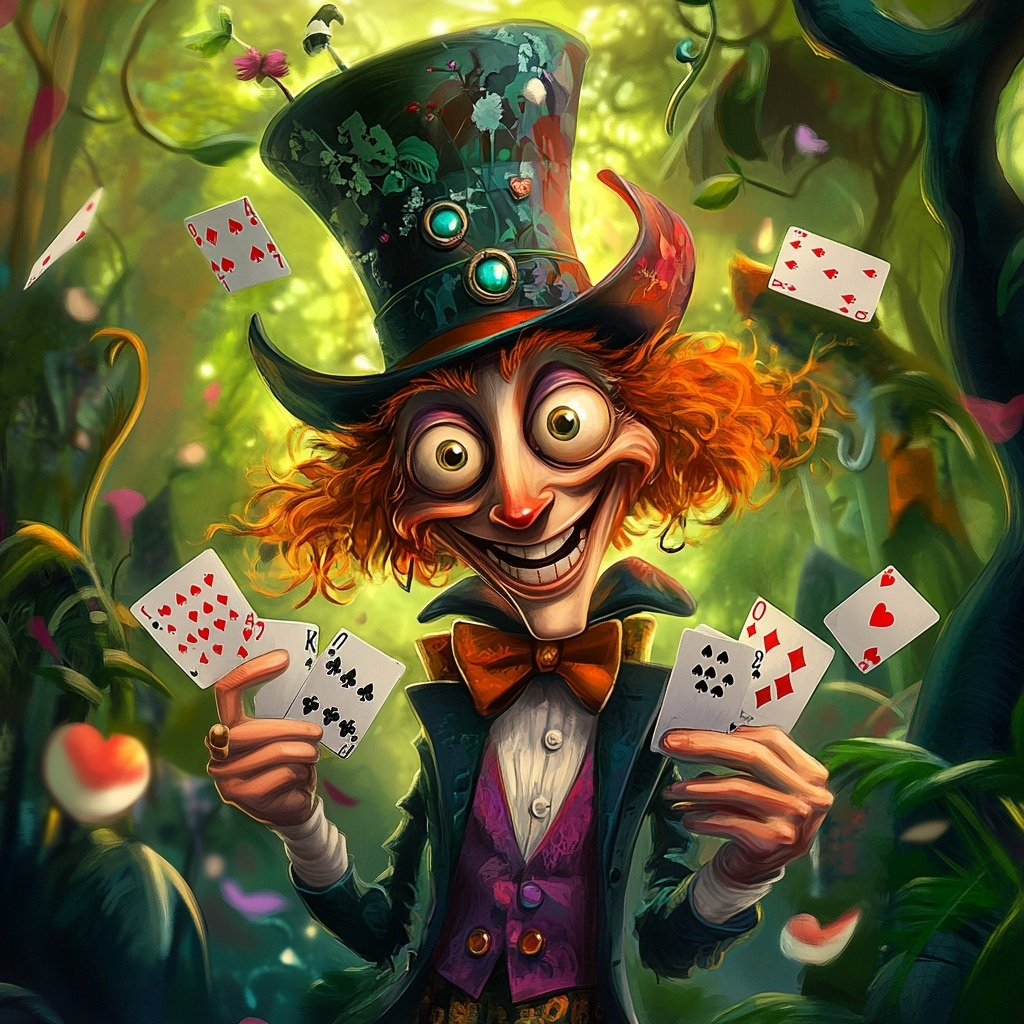 Crazy Card Madhatter Diamond Art Kit