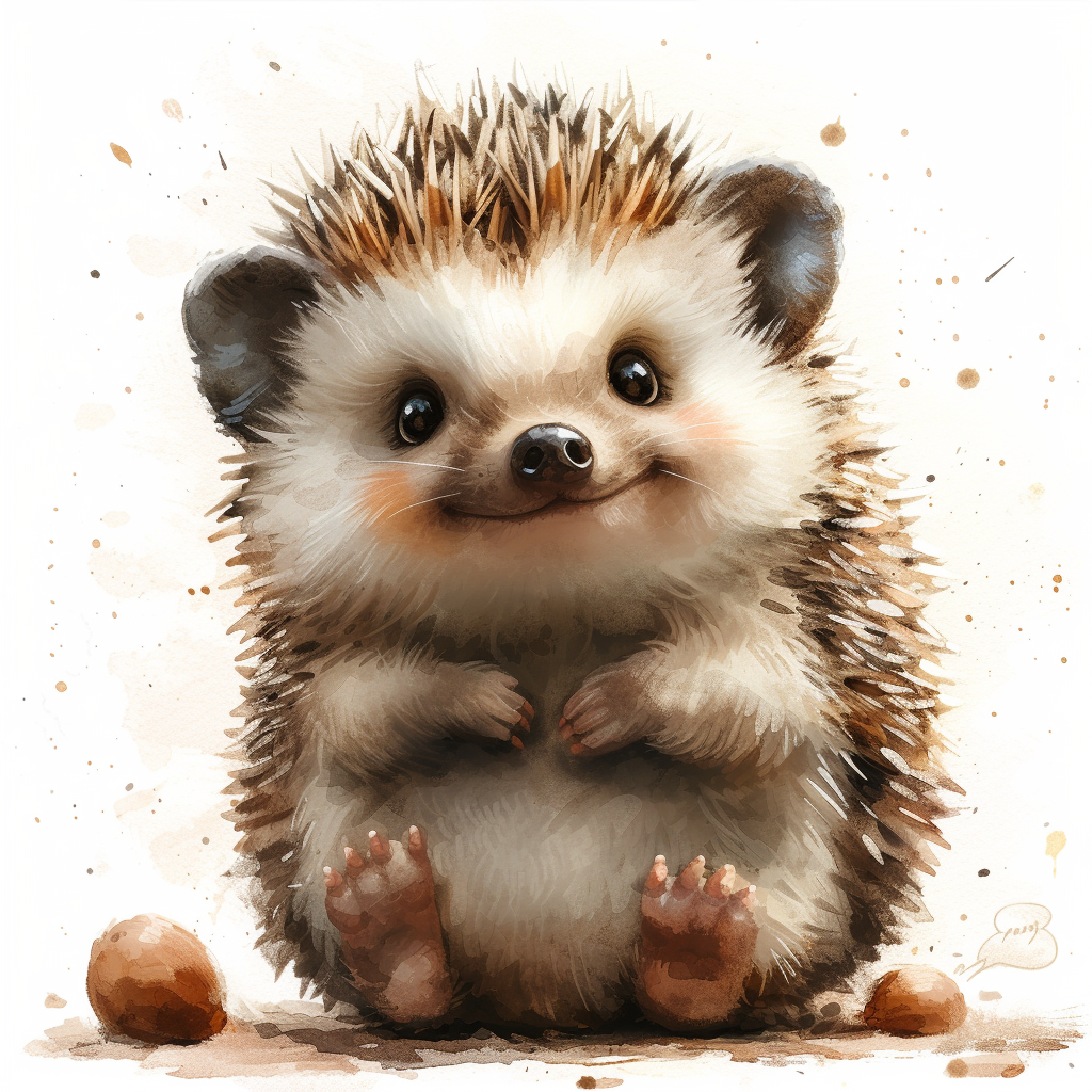 Cute Baby Hedgehog Diamond Art Kit
