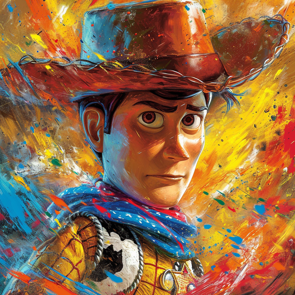 Abstract Woody Diamond Art Kit