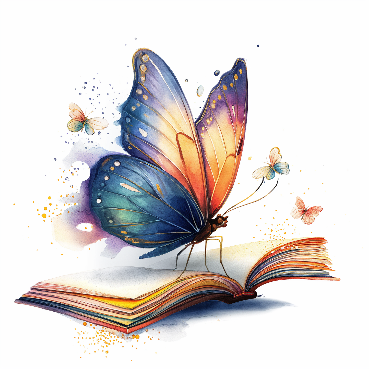 Butterfly From A Book Diamond Art Kit