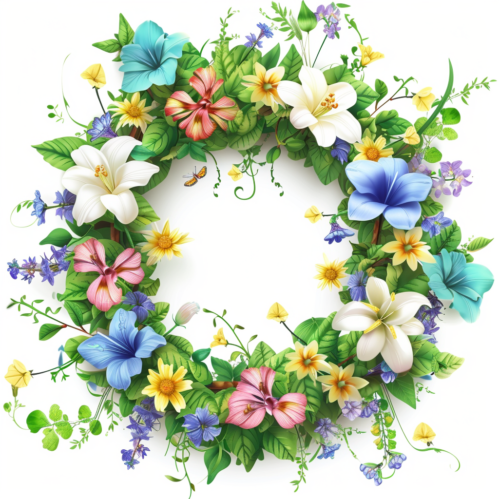 Lily Wreath Diamond Art Kit