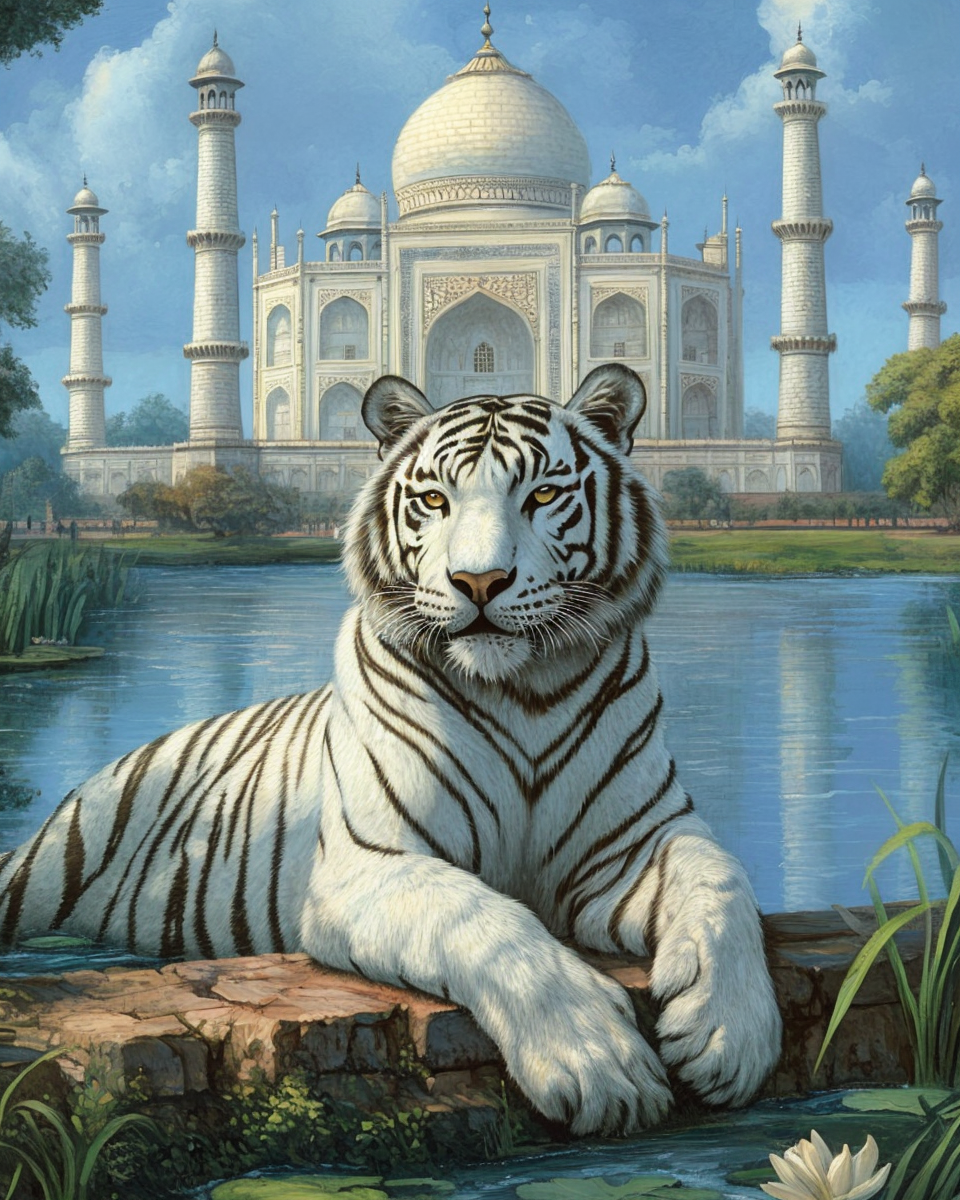Whitetiger Tajmahal Diamond Art Kit