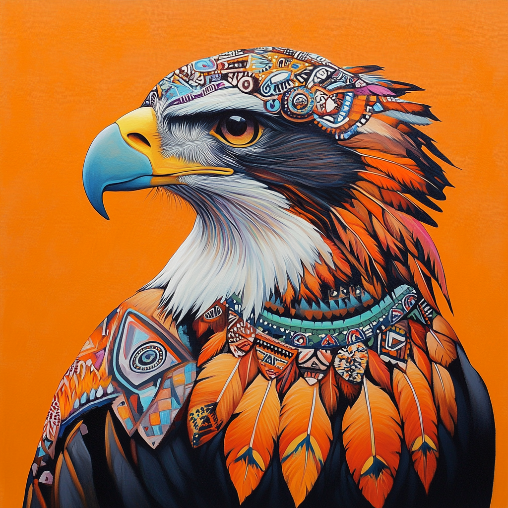 Indian Eagle Diamond Art Kit
