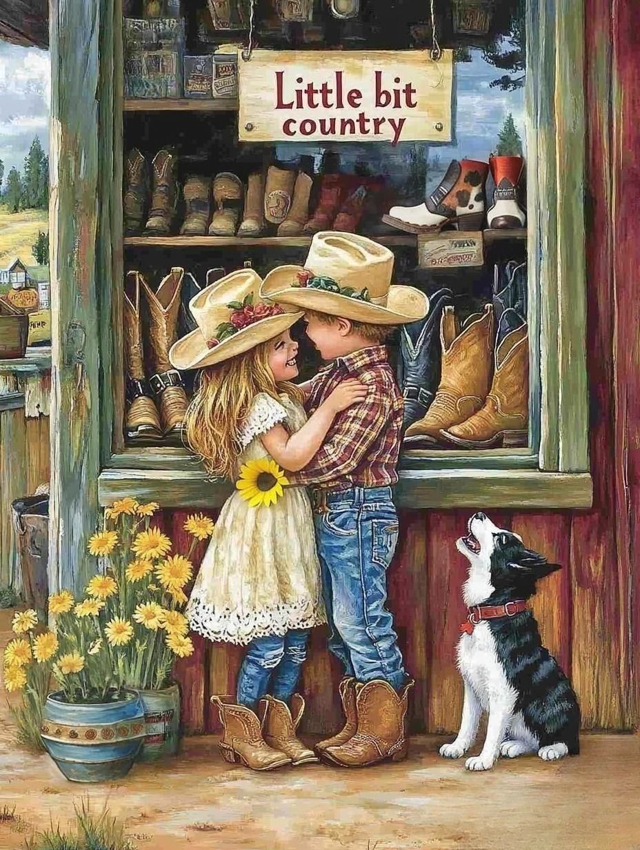 Little Bit Country Diamond Art Kit