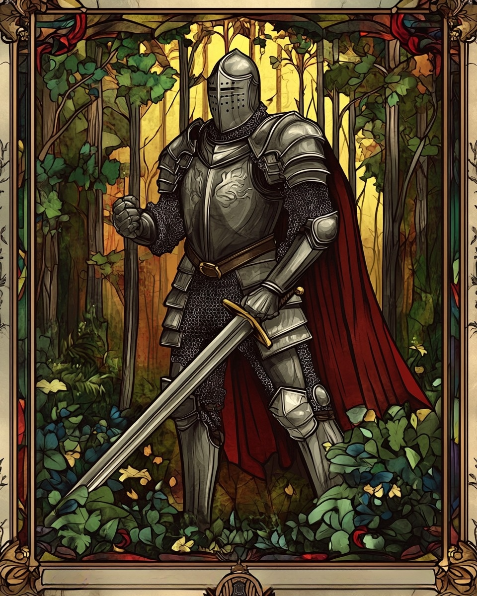 Knight Abstract Diamond Art Kit