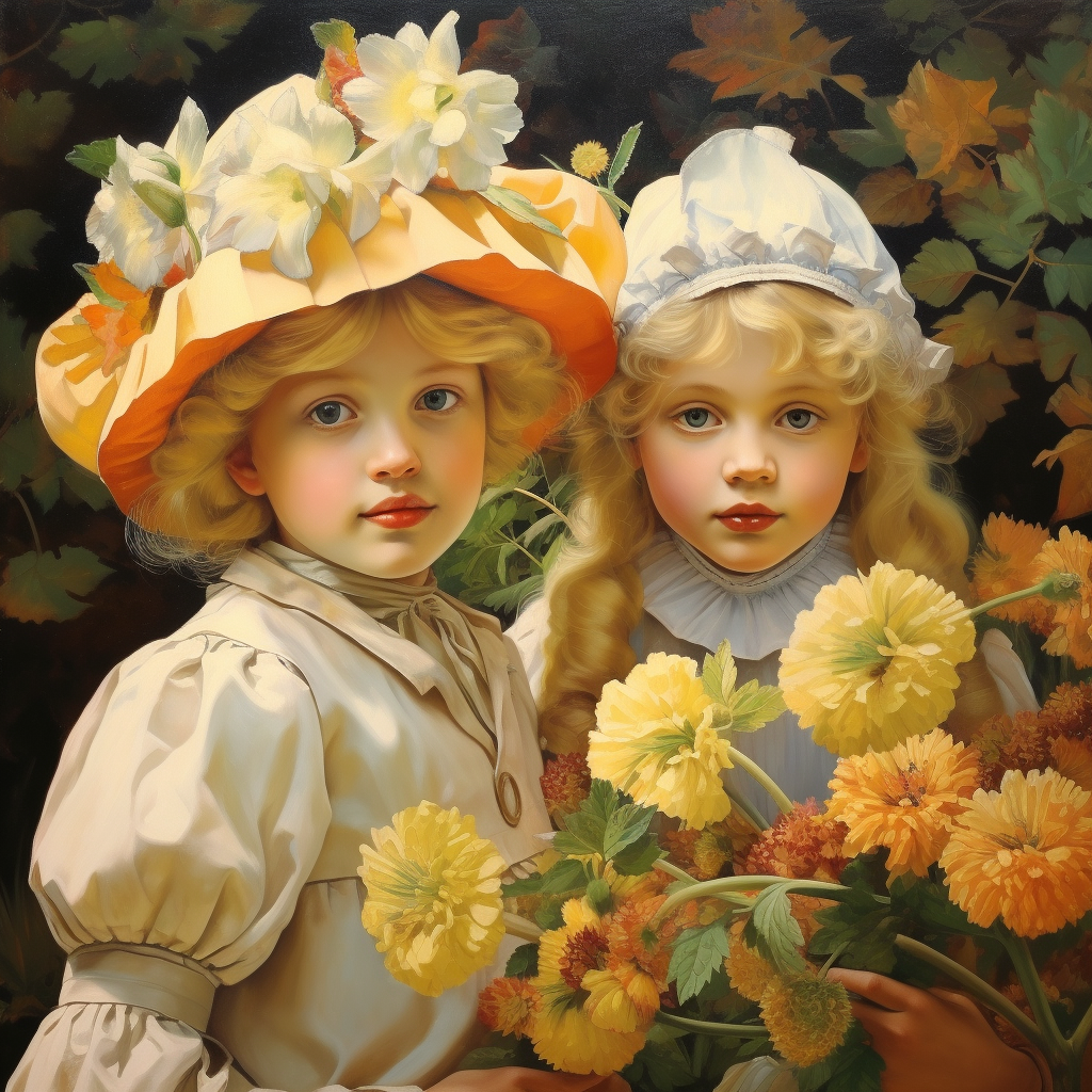 Yellow Flower Little Girls Diamond Art Kit