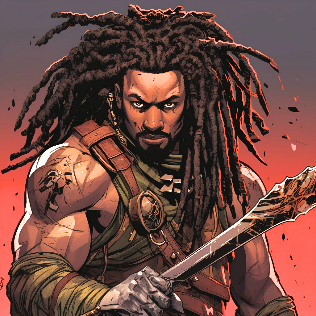 Dreadlock Warrior Diamond Art Kit