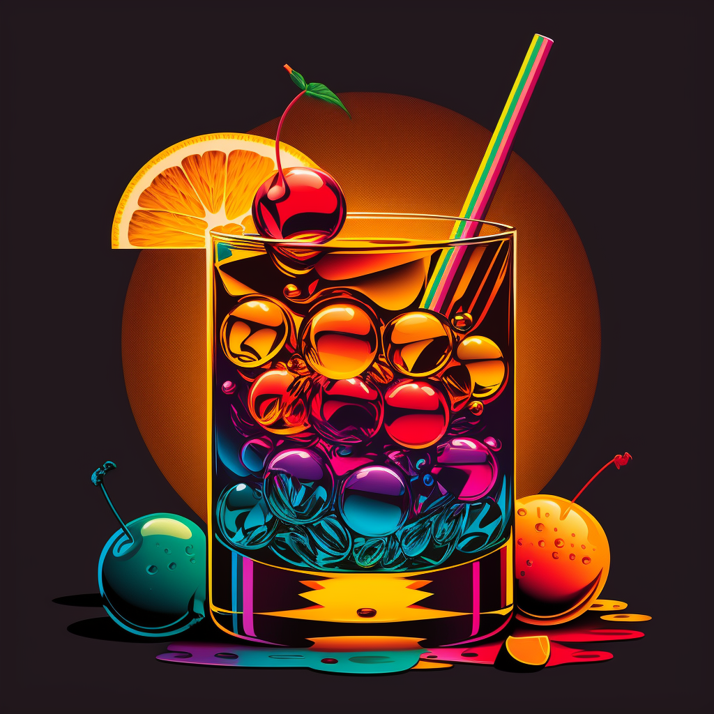 Bright Fruity Drink Diamond Art Kit