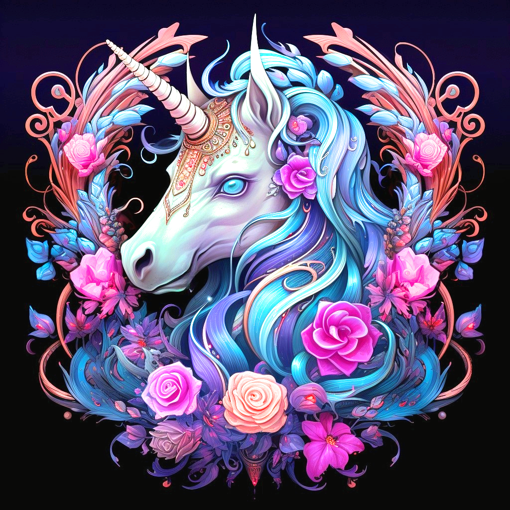 Aqua Eye Unicorn Diamond Art Kit