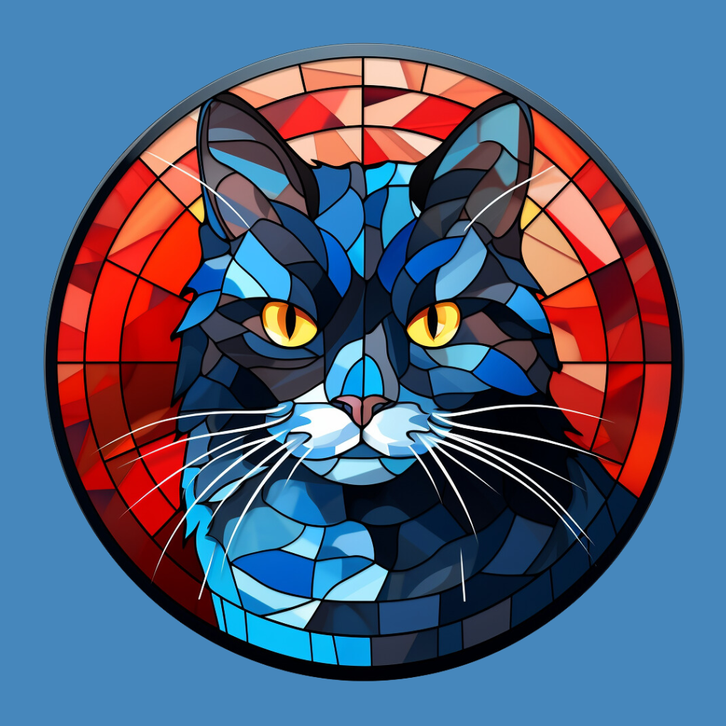 Bluecat Abstract Diamond Art Kit